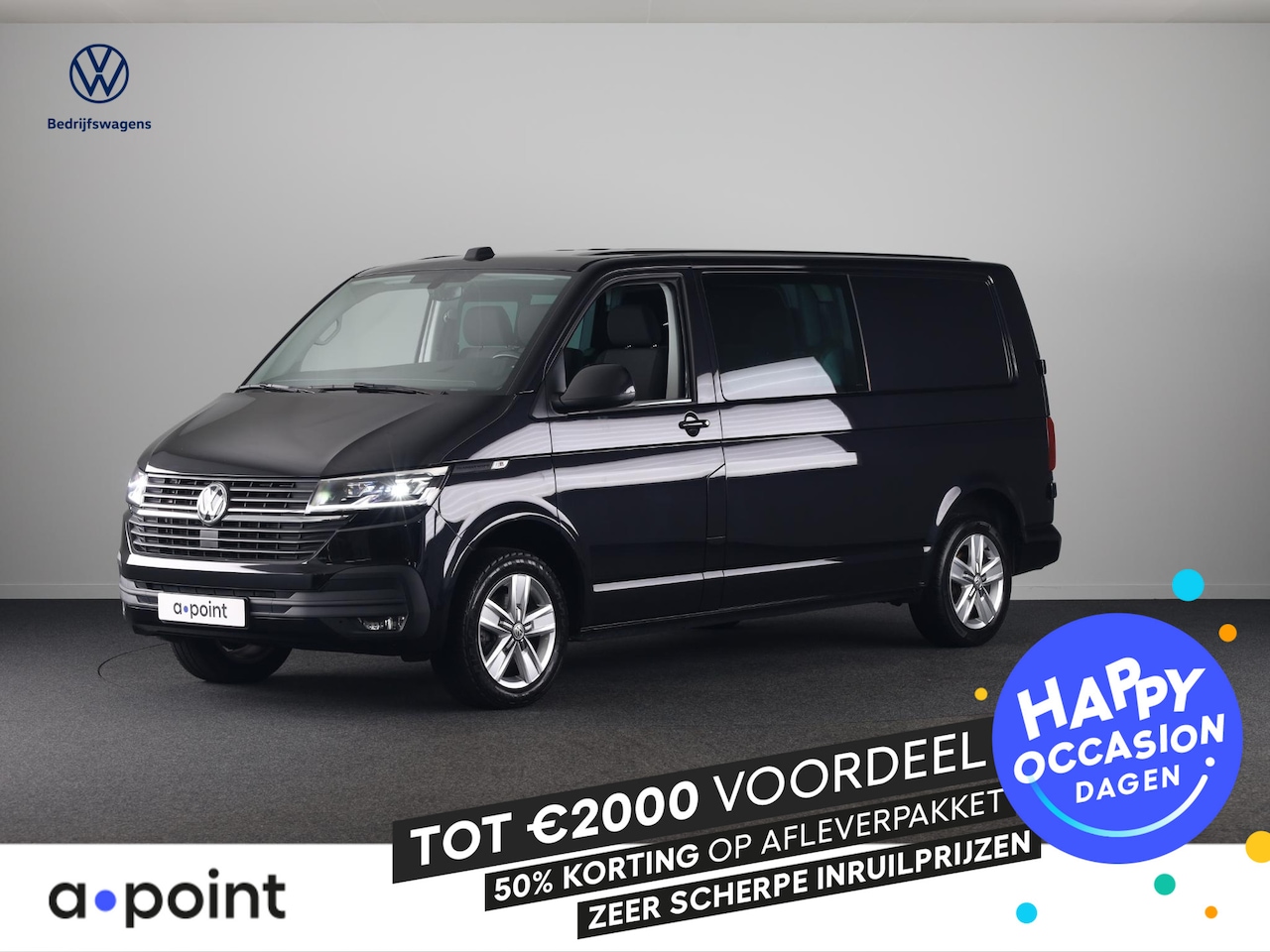 Volkswagen Transporter - 2.0 TDI L2H1 32 DC Highline 150 Pk Automaat (DSG) | Digitaal dashboard | Navigatie | 17" L - AutoWereld.nl
