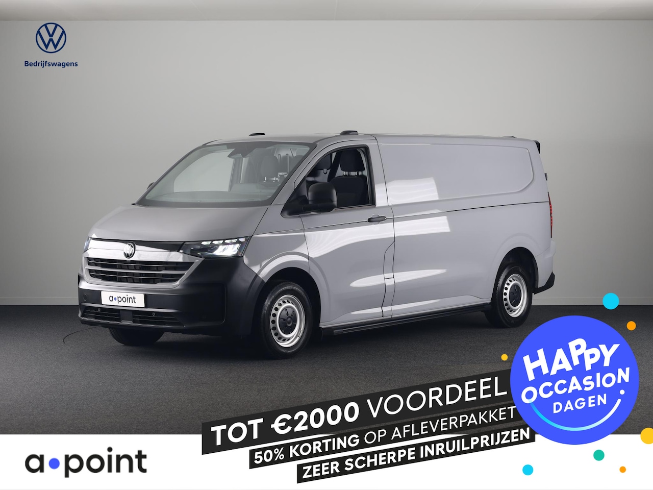 Volkswagen Transporter - 2.0 TDI L2H1 30 110 PK | Verlengde garantie | Trekhaak | Navigatie via app | Parkeersensor - AutoWereld.nl