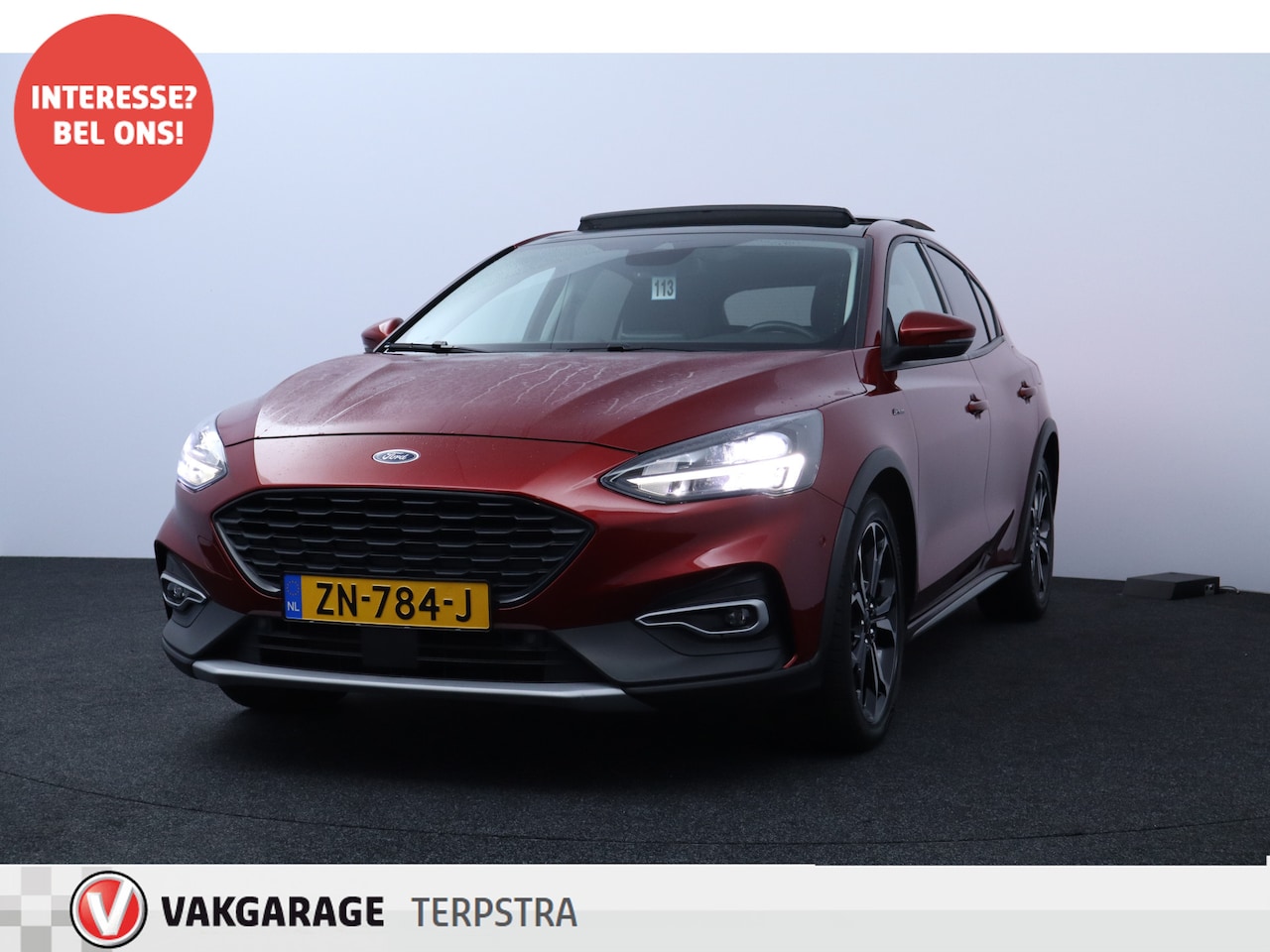 Ford Focus - 1.0 EcoBoost Active Business/ Camera/ Keyless/ Panorama-Dak/ B&O/ Adaptive Cruise/ LED Kop - AutoWereld.nl