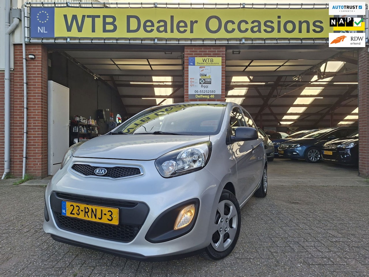 Kia Picanto - 1.0 CVVT Comfort Pack 1.0 CVVT Comfort Pack, Dealer oh, Nw. APK, Airco - AutoWereld.nl