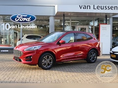 Ford Kuga - 2.5 PHEV ST-LINE-X PANO DODEHOEK DETECTIE EL-A.KLEP NAVI DAB CLIMA EL-STOEL PARK.SENSOREN