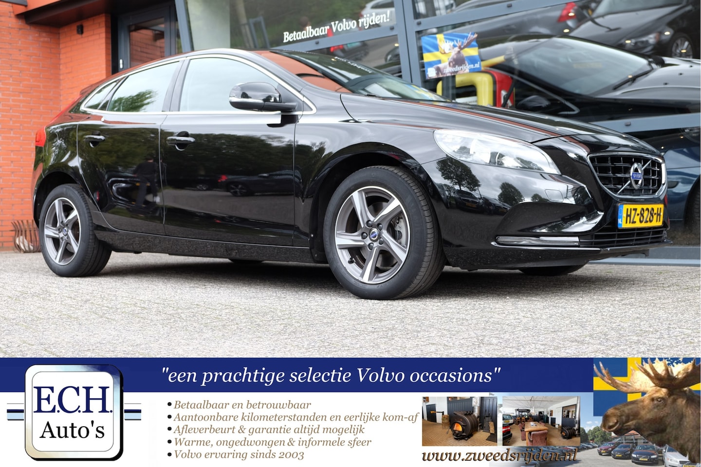 Volvo V40 - 2.0 T2 Momentum 2.0 T2 Momentum, Navi, Trekhaak, Bluetooth - AutoWereld.nl