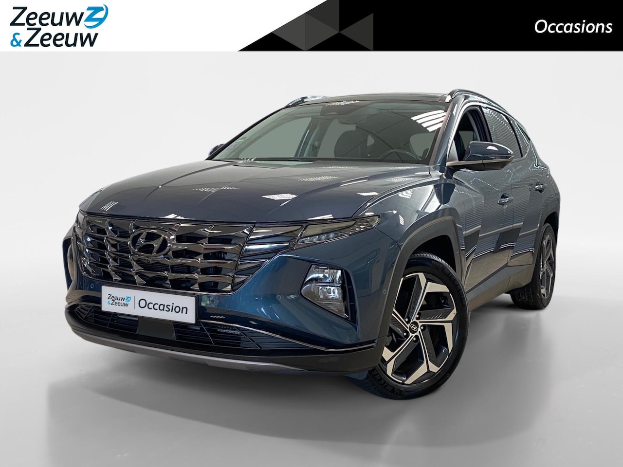 Hyundai Tucson - 1.6 HYBRID | PREMIUM SKY | LEDER | 1650KG TREKGEWICHT | - AutoWereld.nl