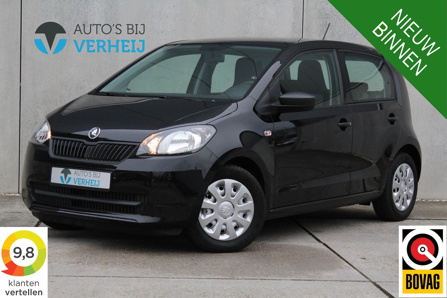 Skoda Citigo - 1.0 Greentech Active Pro / 5-DRS / AIRCO / CENTR DEURVERGRENDELING - AutoWereld.nl
