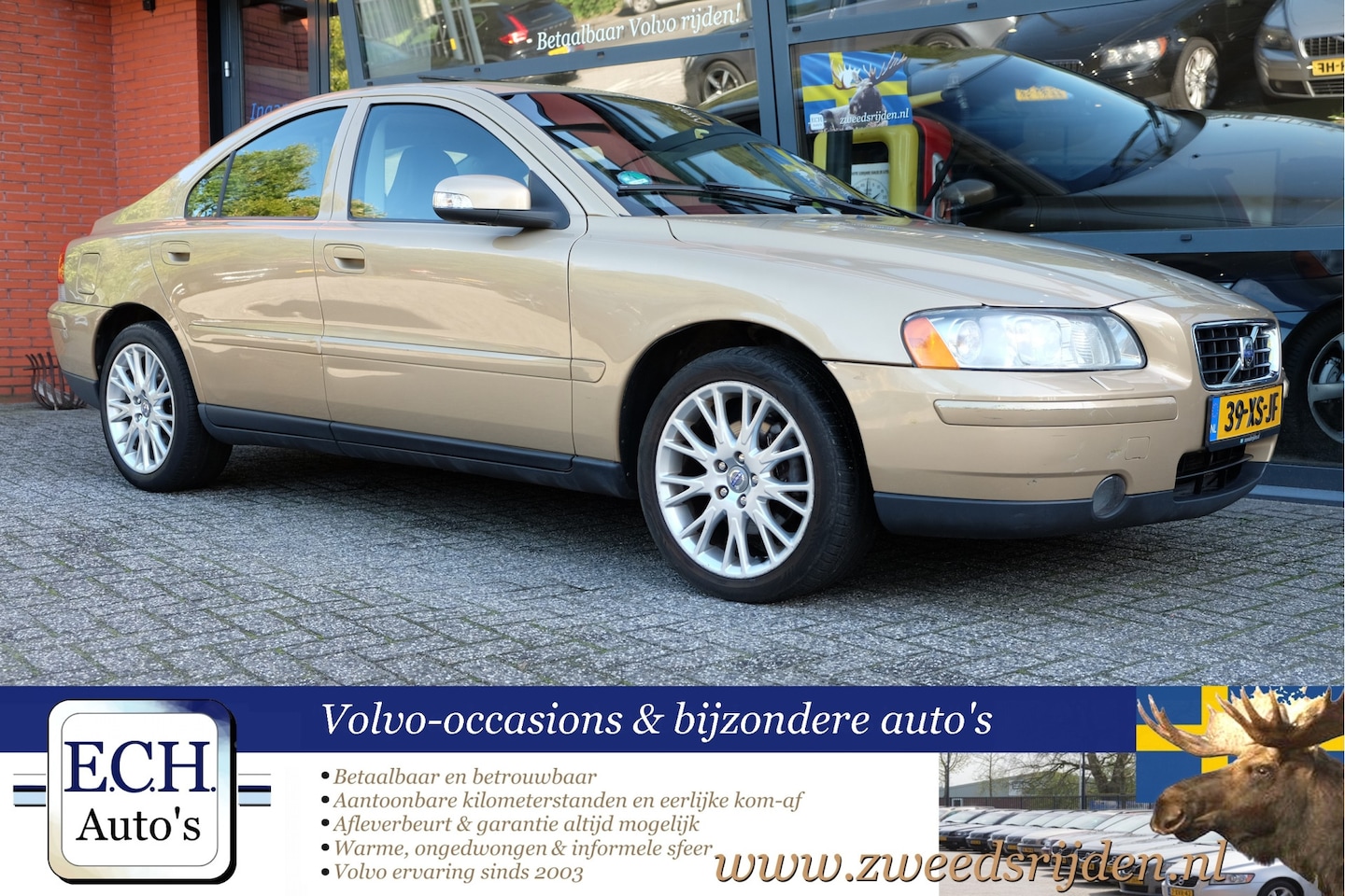 Volvo S60 - 2.4 Drivers Edition 2.4 140 pk Drivers Edition, Schuifdak, Leer - AutoWereld.nl