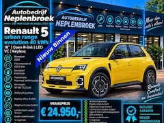 Renault 5 - 5 urban range evolution 40 kWh | 18" | Open R-link | LED | VC | Keyless