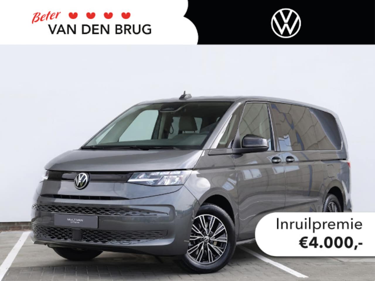 Volkswagen Multivan - Economy Business L2 1.5 eHybrid EU6 180 kW (245pk) Wegklapbare Trekhaak | 7 zits | Camera - AutoWereld.nl
