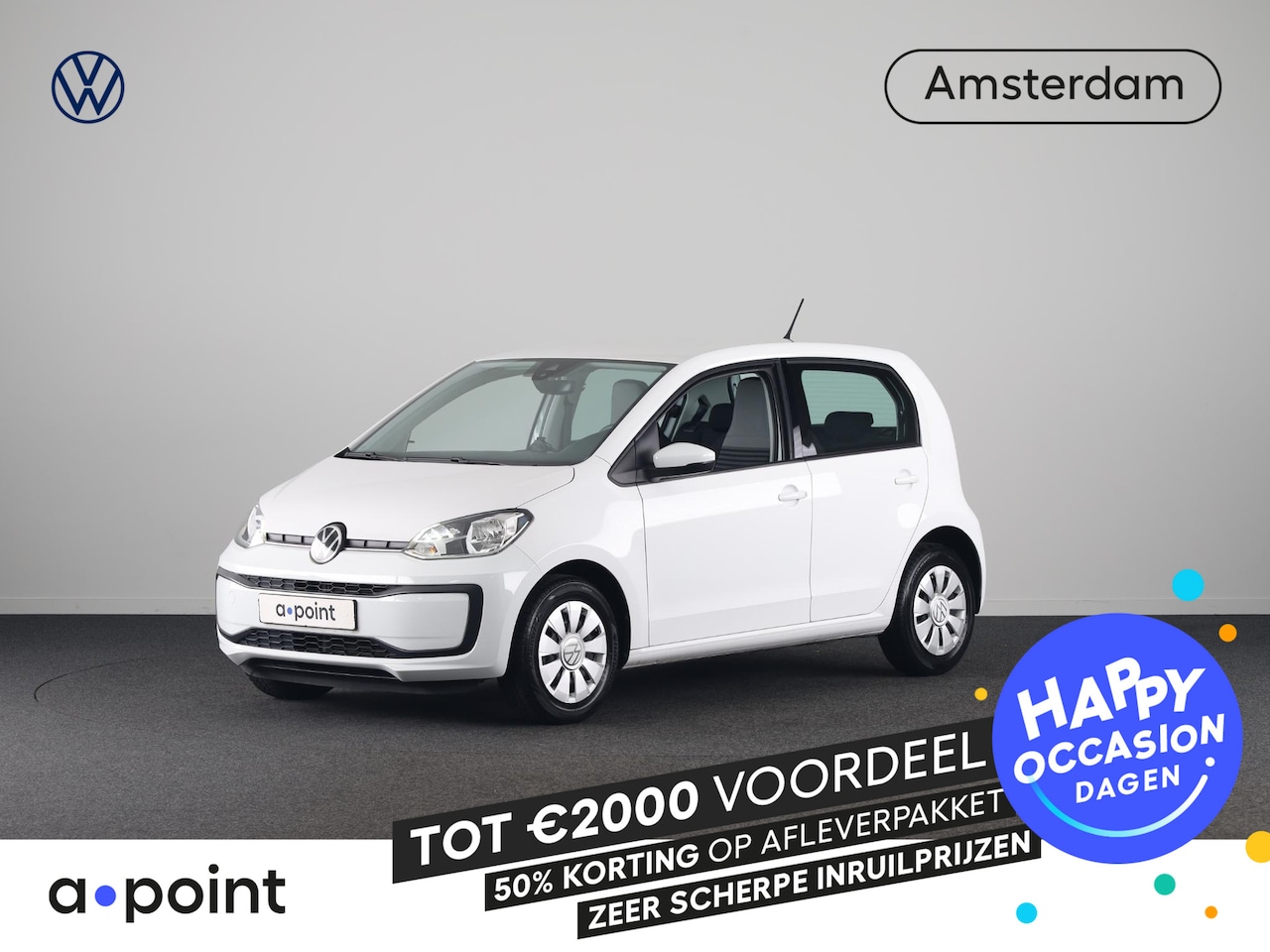 Volkswagen Up! - 1.0 65 pk | Navigatie via App | Airco | Parkeersensoren achter | Achteruitrijcamera | Crui - AutoWereld.nl