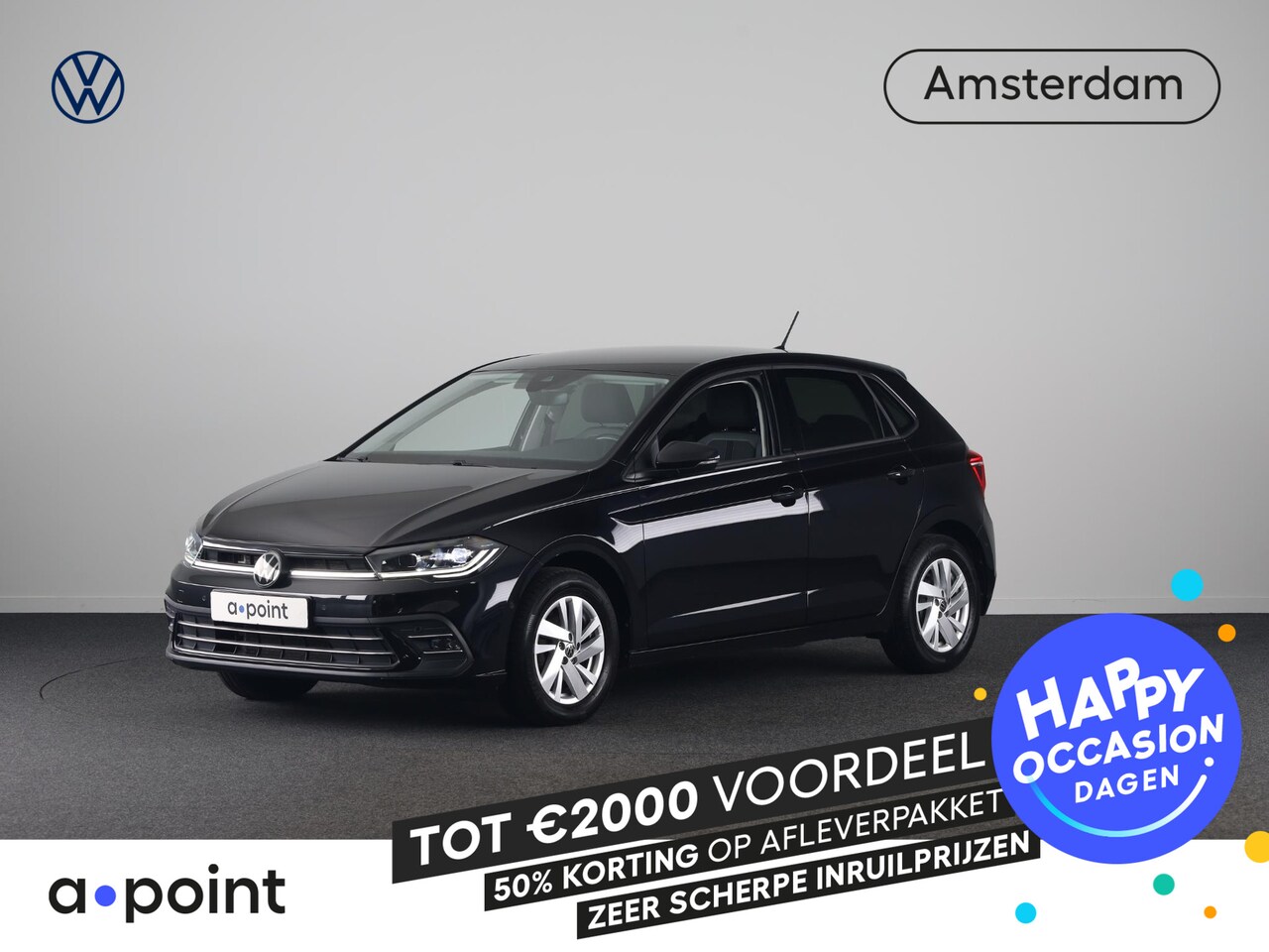 Volkswagen Polo - 1.0 TSI Style 95PK DSG | Navigatie via app | Parkeersensoren voor en achter | LED koplampe - AutoWereld.nl