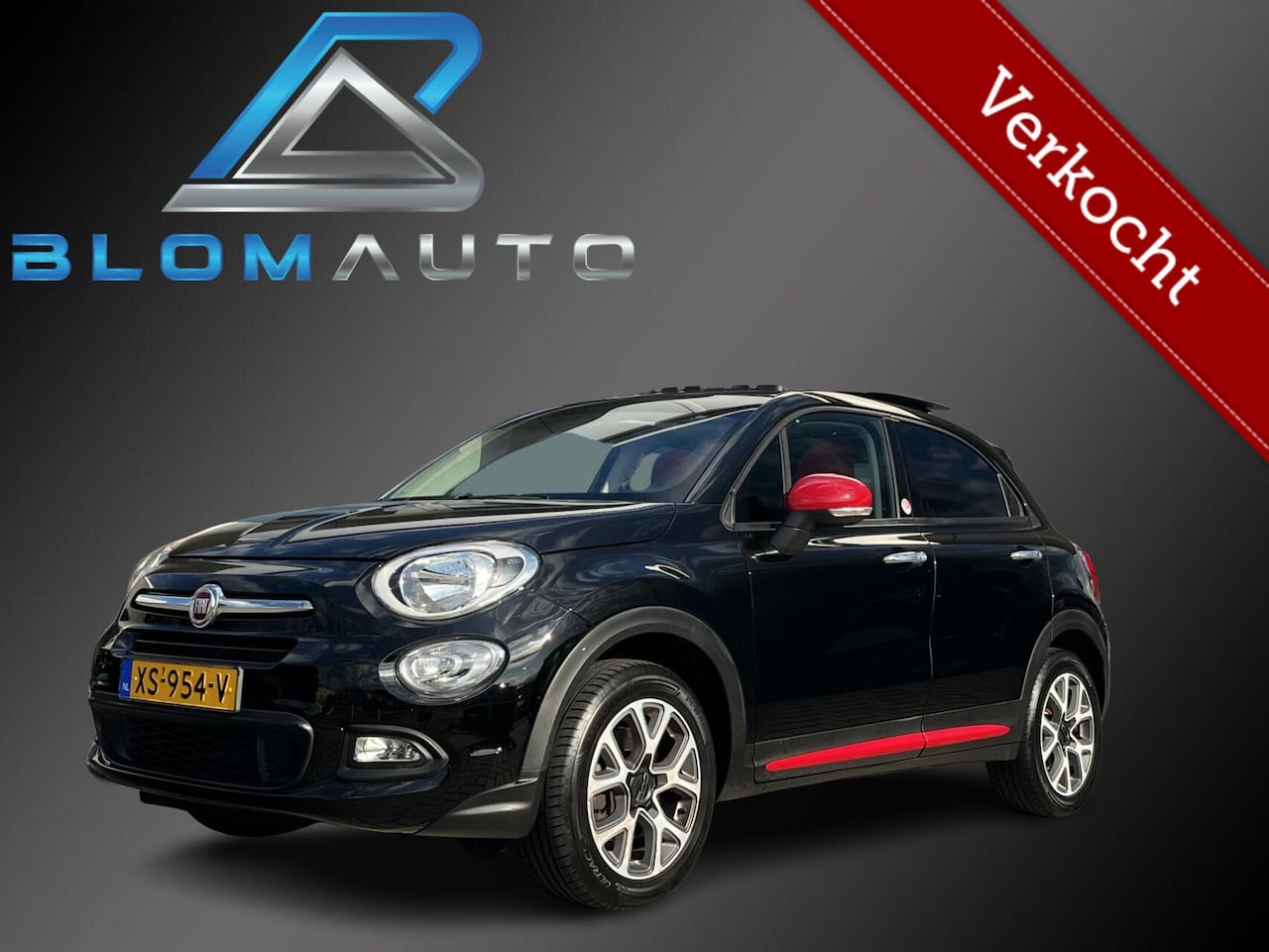 Fiat 500 X - 1.6 ROSSO AMORE GLAZEN SCHUIFDAK+NAVI+PDC+CRUISE - AutoWereld.nl