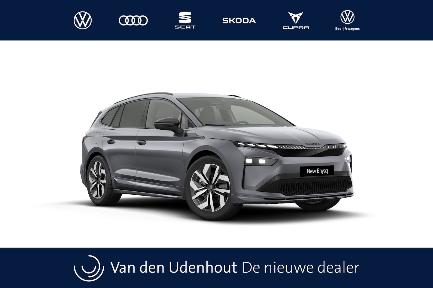 Skoda Enyaq iV - 85 Elektromotor 286 1AT Sportline Tour Edition | Chrome interieur accenten | Driving mode - AutoWereld.nl