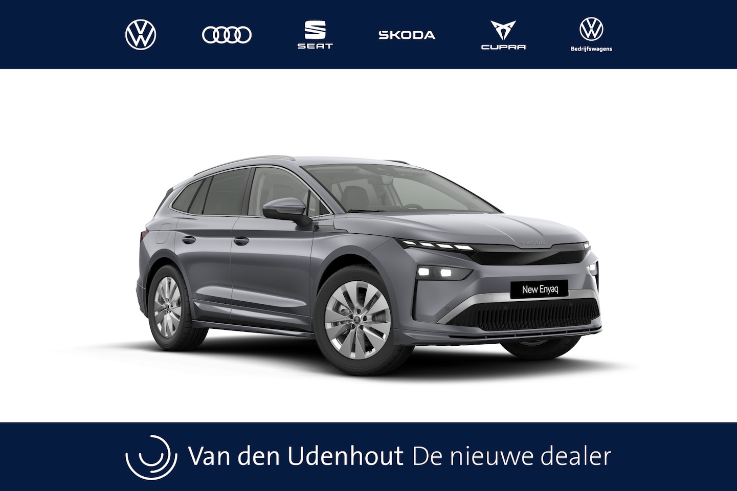 Skoda Enyaq iV - 85 Elektromotor 286 1AT Business Edition | Chrome interieur accenten | Driving mode select - AutoWereld.nl