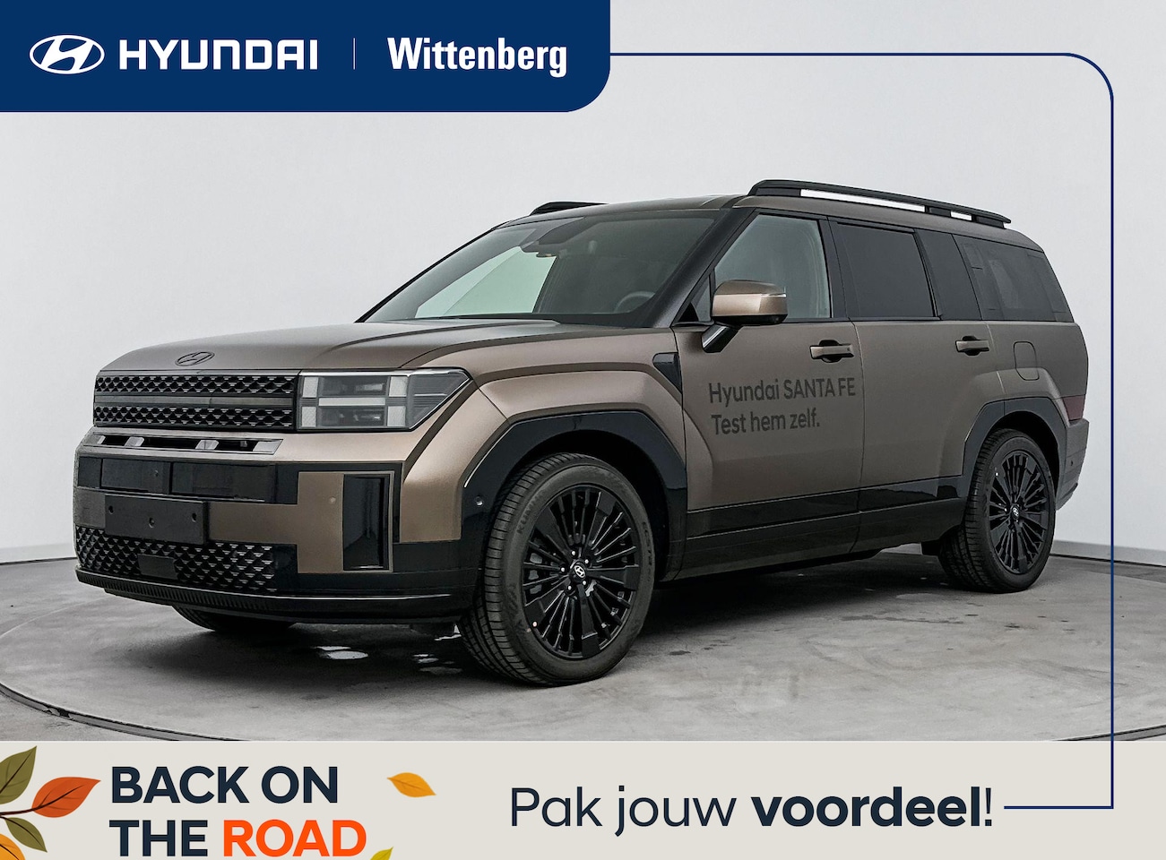 Hyundai Santa Fe - 1.6 T-GDI PHEV Black Line 4WD 7p | Nieuw | Uit voorraad leverbaar - AutoWereld.nl