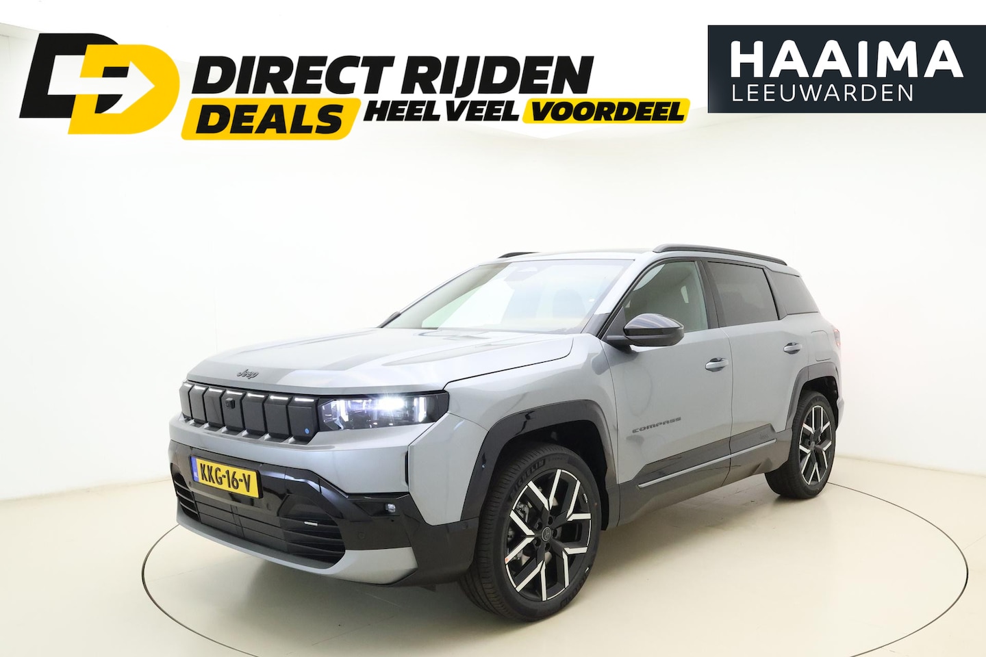 Jeep Compass - First Edition 74 kWh | DEMO | Lederen bekleding | Massagestoelen | | Panoramisch Schuifdak - AutoWereld.nl