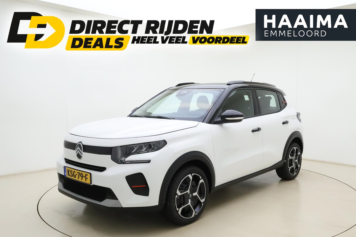 Citroën ë-C3 - Plus 113pk Comfort Range 44 kWh | DEMO | 8 Jaar garantie | Carplay | Zwart dak | DAB Radio - AutoWereld.nl