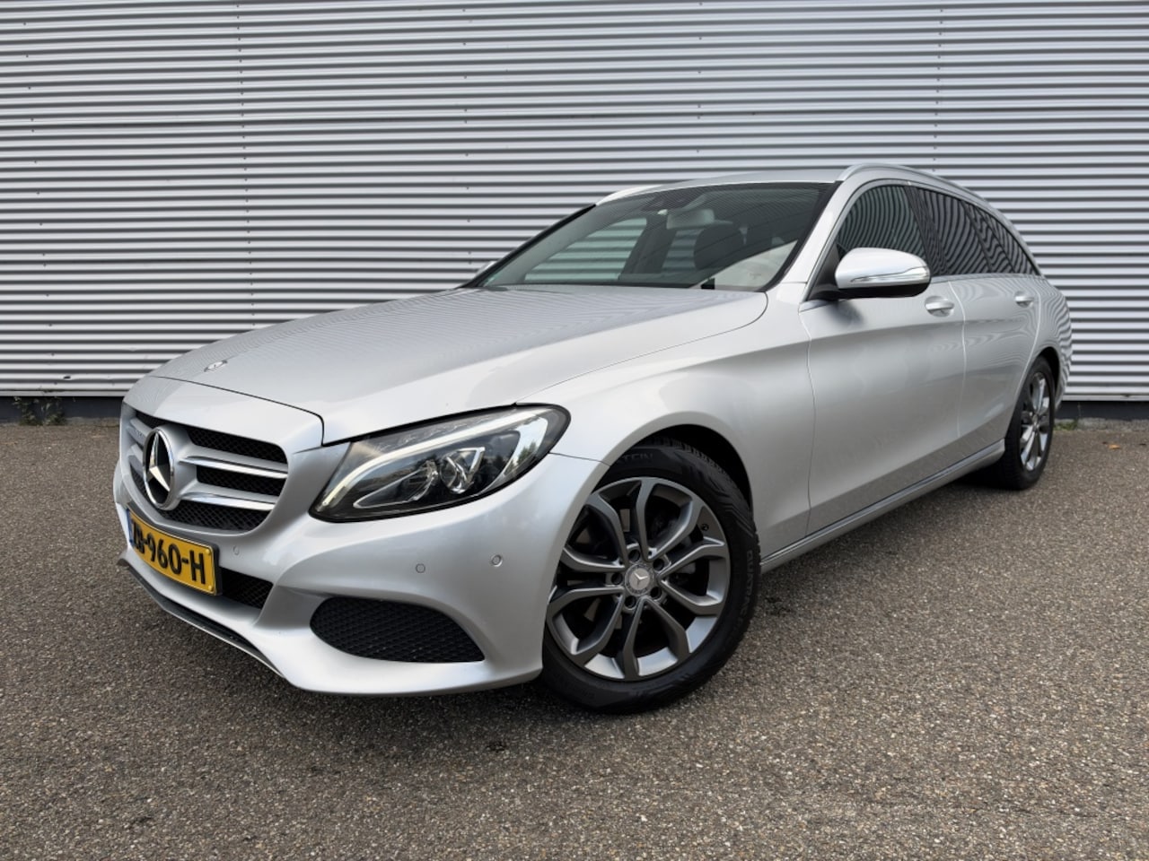 Mercedes-Benz C-klasse Estate - 180 Prestige Automaat Led Stoelverwarming Dodehoek Sfeer Navi - AutoWereld.nl