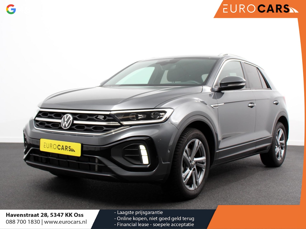 Volkswagen T-Roc - 1.5 TSI 150pk DSG R-Line Navigatie Apple Carplay/Android Auto Parkeersensoren Camera Adapt - AutoWereld.nl