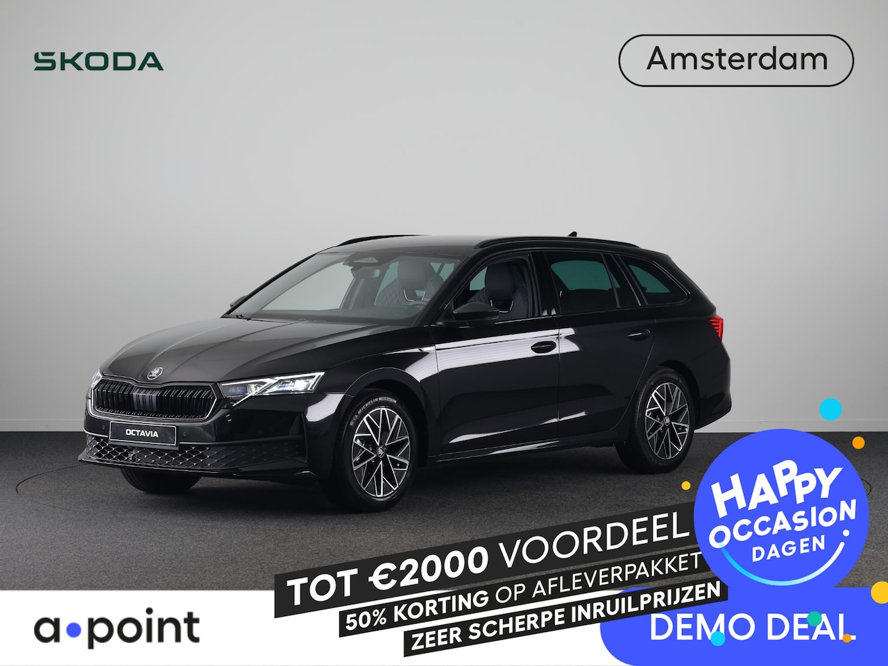 Skoda Octavia Combi - Sportline Business m-HEV 1.5 TSI 150 pk DSG-7 | Navigatie pakket | Trekhaak wegklapbaar - AutoWereld.nl