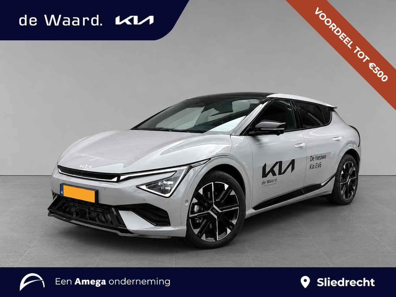 Kia EV6 - GT-Line 84kWh 228pk | €5.995 VOORDEEL | SCHUIF/KANTELDAK | HEAD-UP DISPLAY | MERIDIAN® PRE - AutoWereld.nl