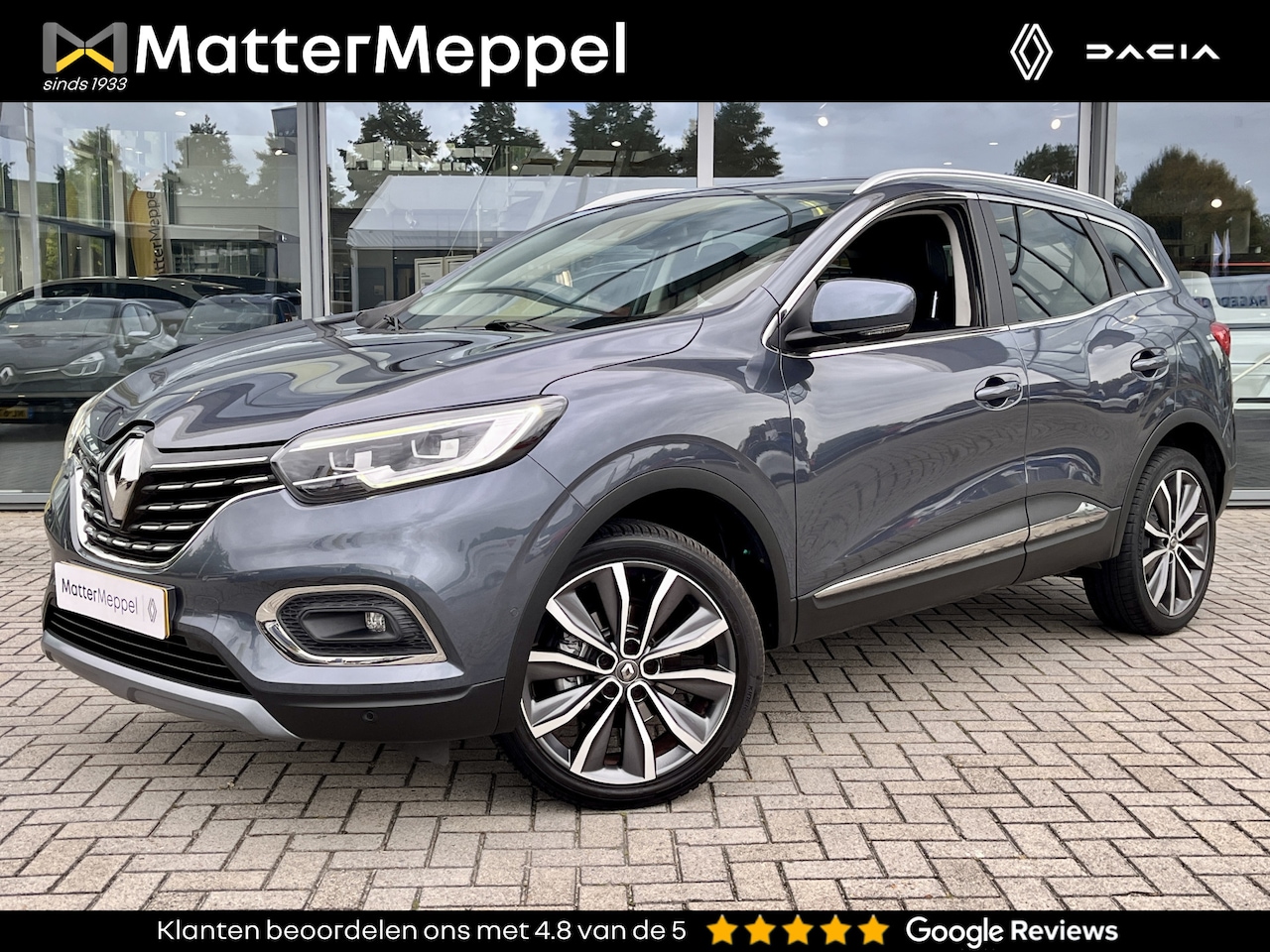 Renault Kadjar - 1.3 TCe 140 EDC Intens | Trekhaak | Leer | Stoelverwarming | Dodehoek | Elektrische Stoele - AutoWereld.nl