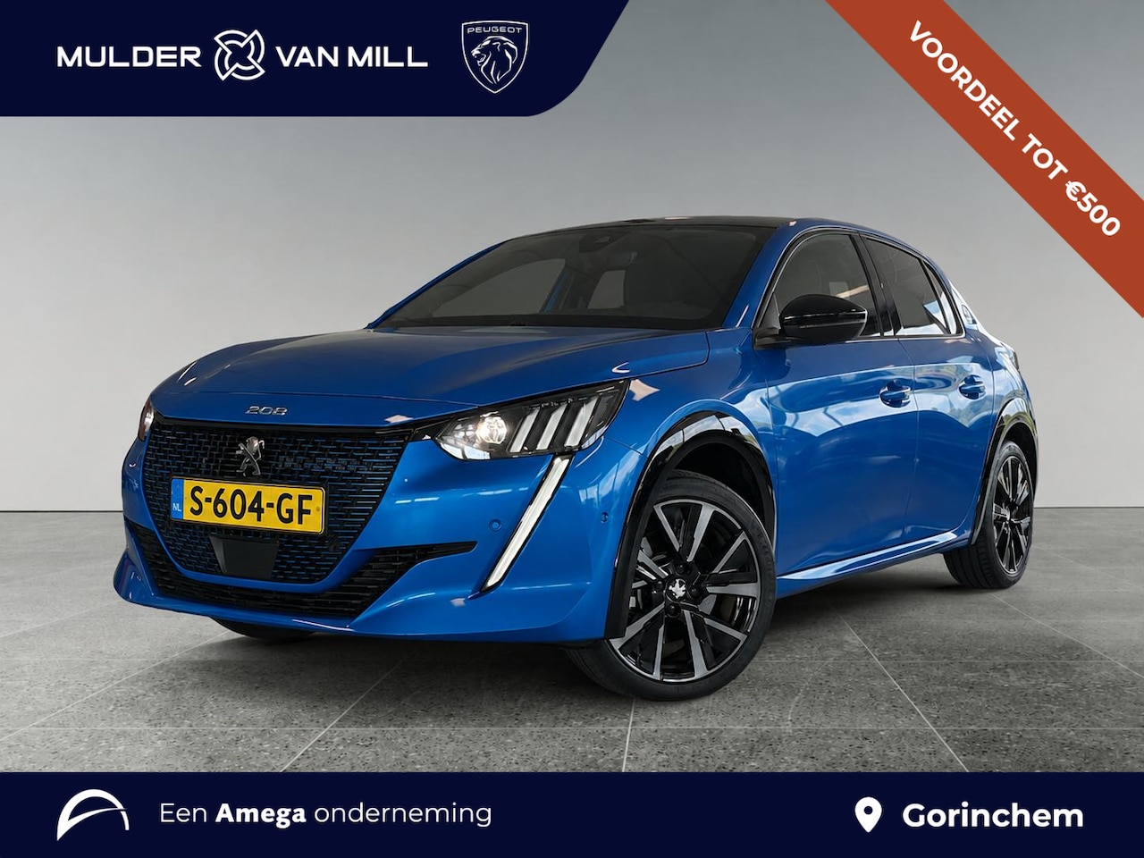 Peugeot e-208 - GT Pack EV 3-FASEN 50kWh 136pk | ALCANTARA | TWO-TONE | STOELVERW. | NAVI | CAMERA | 17" L - AutoWereld.nl