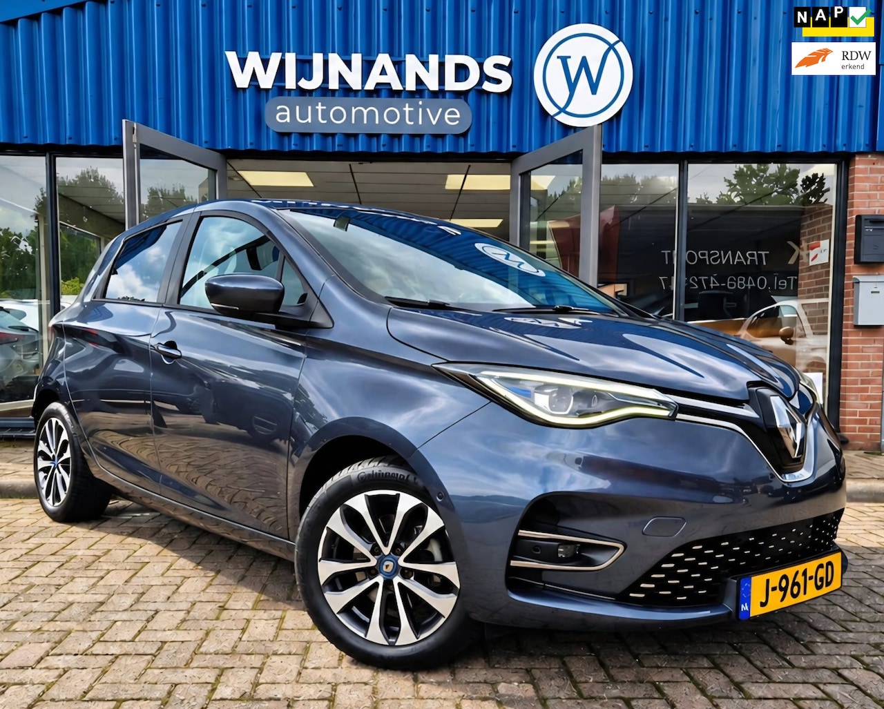 Renault Zoe - R135 Intens 52 kWh (ex huur Accu) Stuurvw Camera - AutoWereld.nl