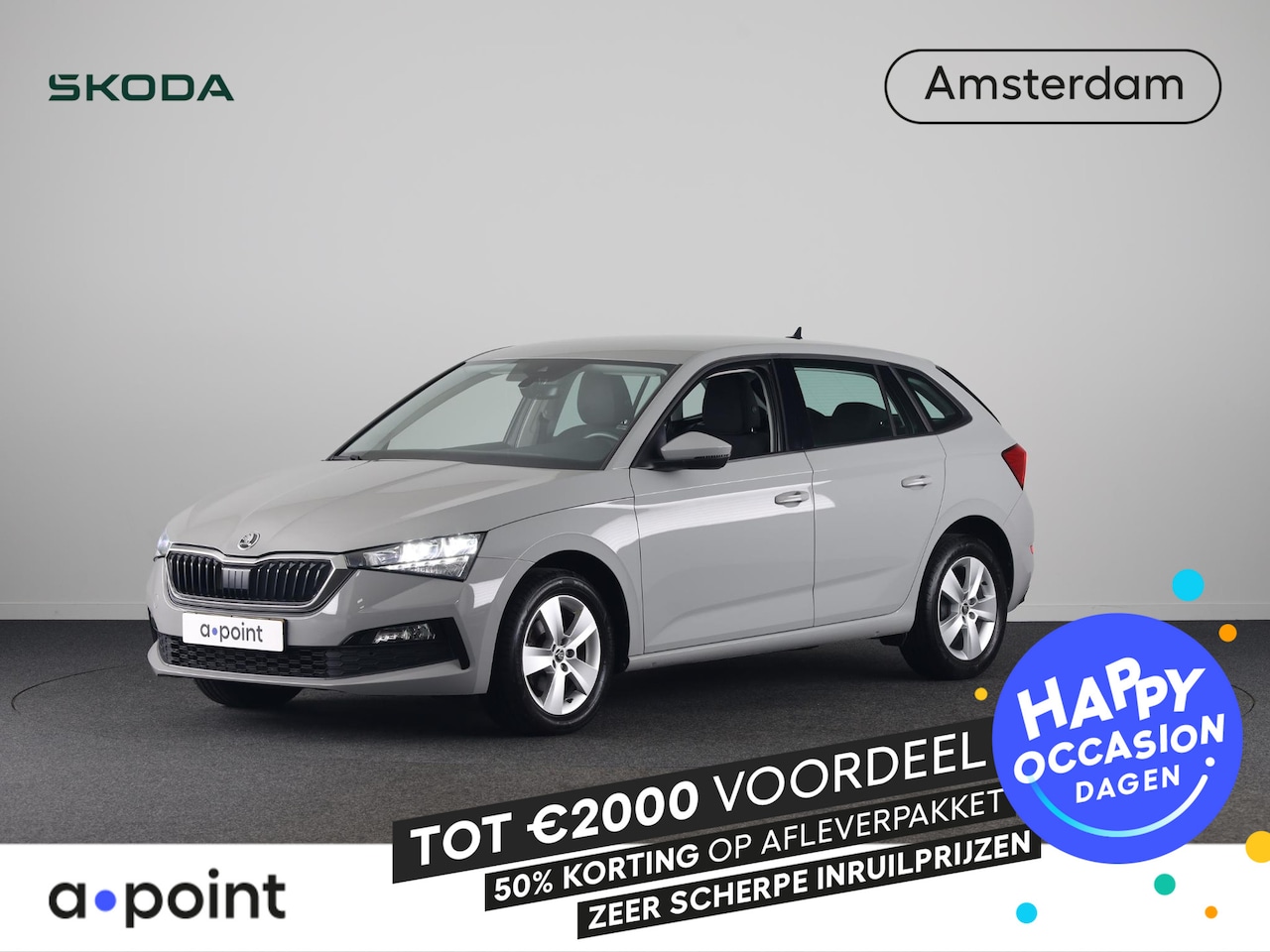 Skoda Scala - 1.0 TSI Ambition 110 pk | Navigatie via App | Parkeersensoren achter | Cruise control | LE - AutoWereld.nl
