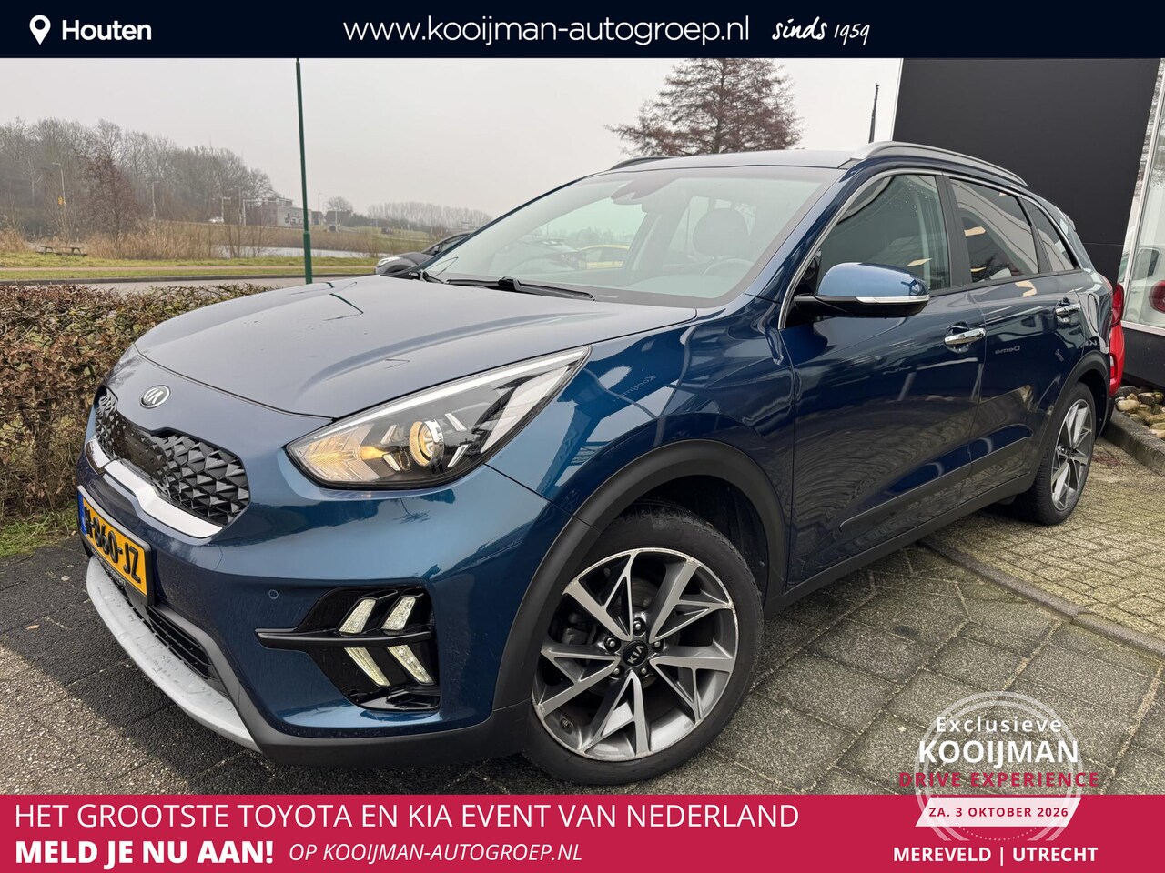 Kia Niro - 1.6 GDi Hybrid DynamicPlusLine Dodehoeksensor, Stoel/Stuurverwarming, Adaptieve Cruise Con - AutoWereld.nl