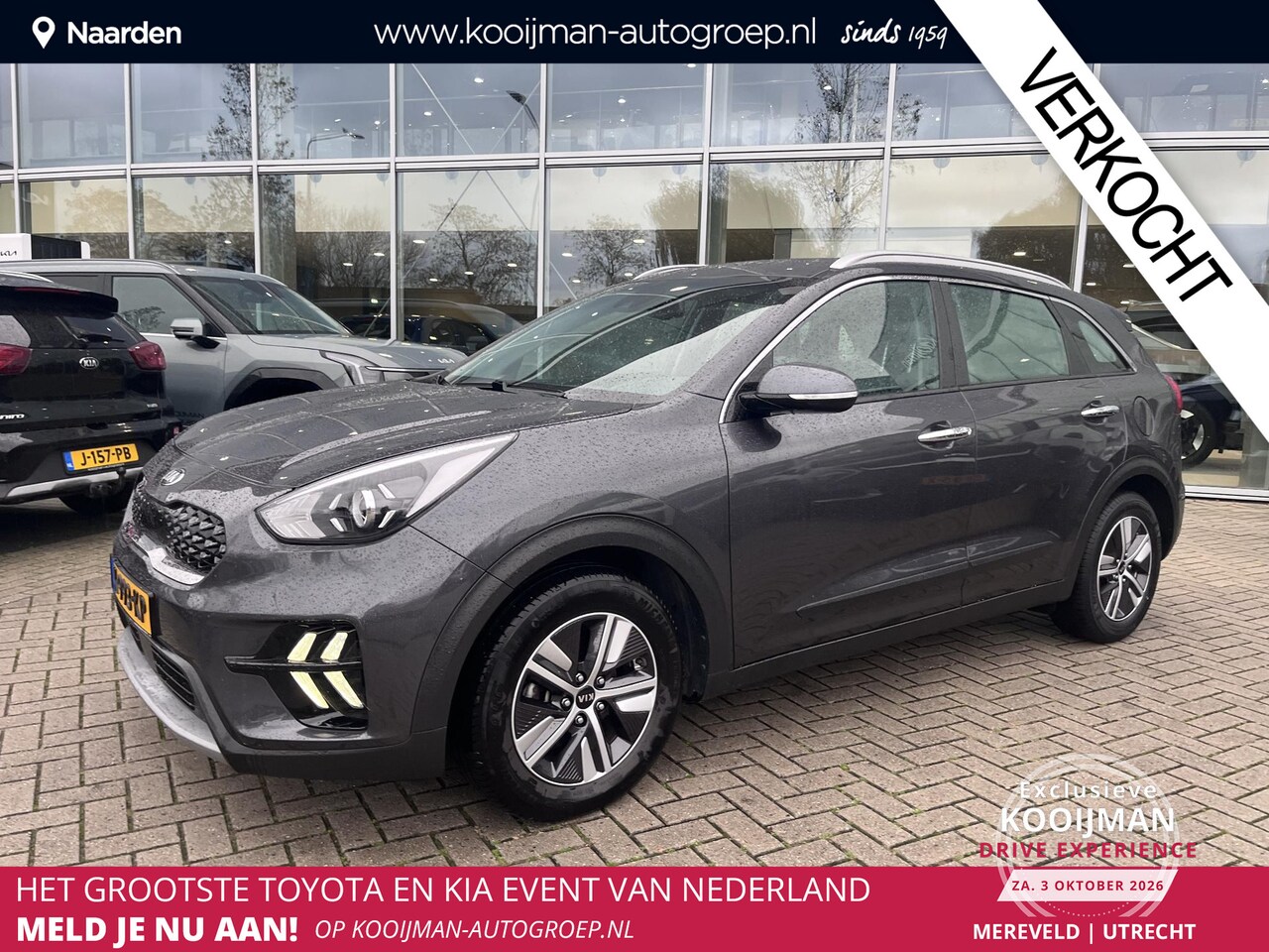Kia Niro - 1.6 GDi Hybrid DynamicLine Navigatie|Camera|Cruise control| Dealer onderhouden!! - AutoWereld.nl
