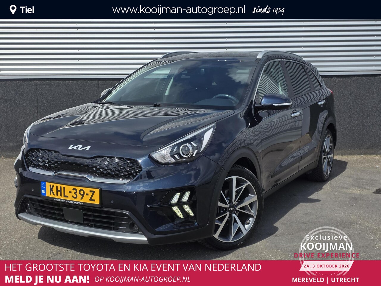 Kia Niro - 1.6 GDi Hybrid DynamicLine Navigatie, Privacy glass, 18" LMV, Smart Key, Parkeersensoren v - AutoWereld.nl