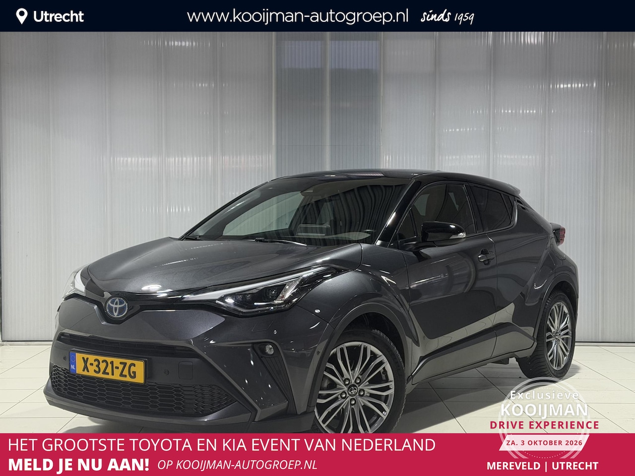 Toyota C-HR - 2.0 Hybrid Executive Trekhaak met afneembare kogel, All Season banden, Half lederen bekled - AutoWereld.nl