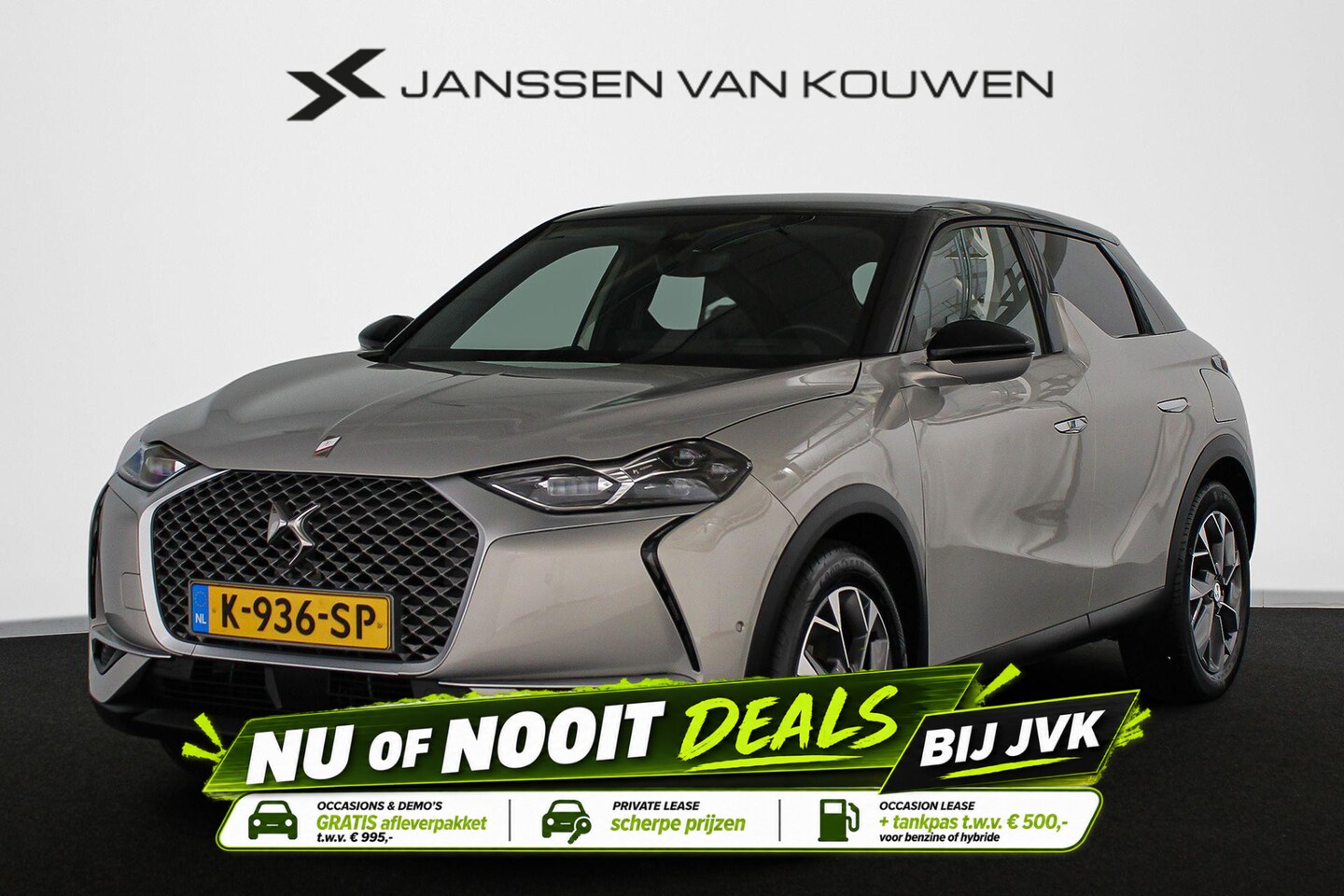 DS 3 Crossback - E-Tense Executive 50 kWh SOH 96% Leder Stoelverwarming - AutoWereld.nl