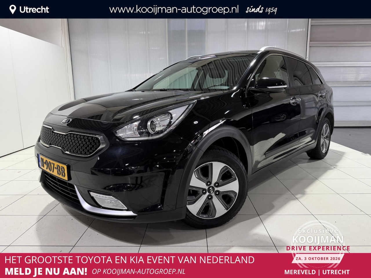 Kia Niro - 1.6 GDi Hybrid DynamicLine Navigatie, Camera, Apple Carplay/Android Auto - AutoWereld.nl