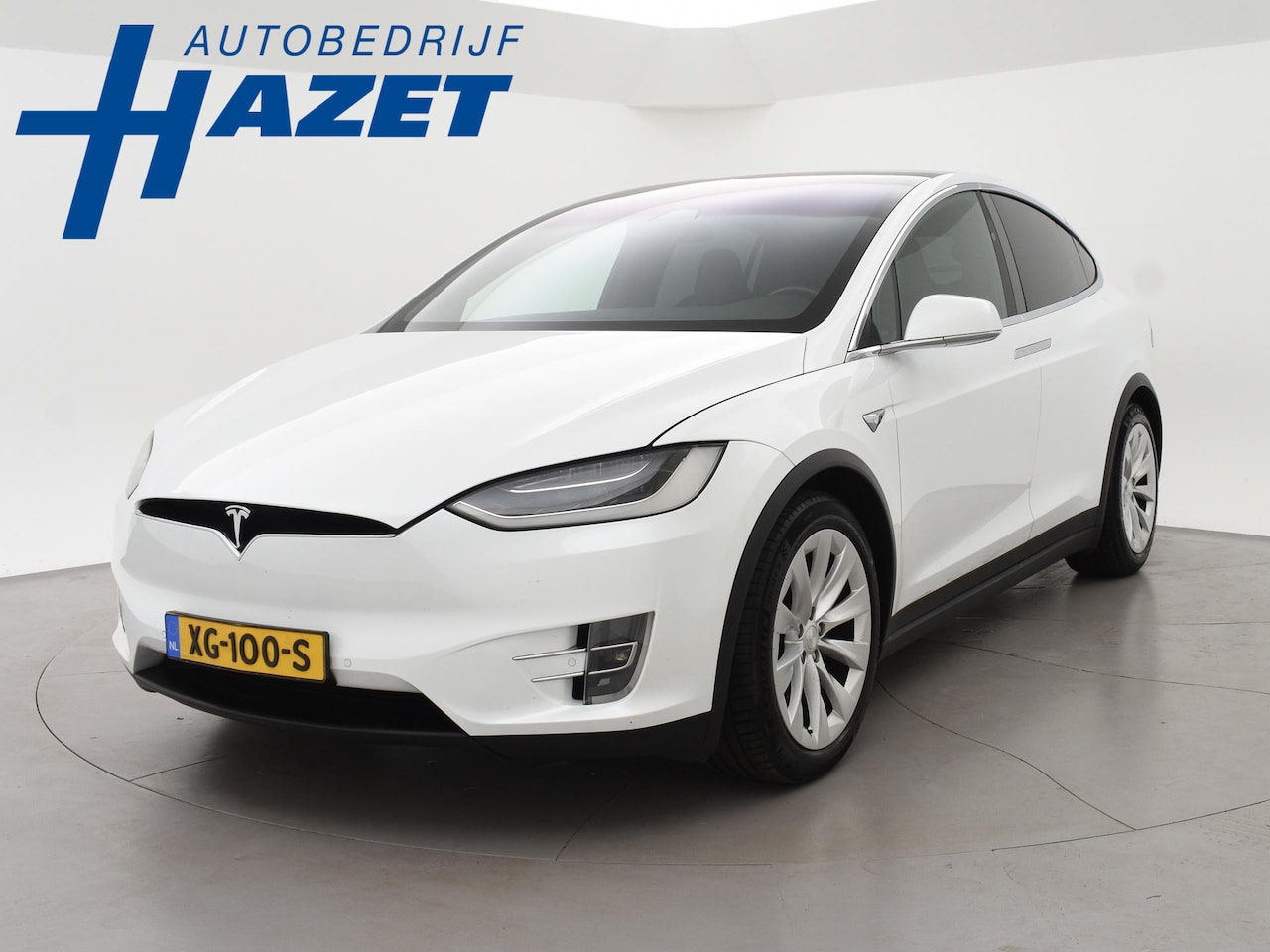 Tesla Model X - 75D 333 PK BASE + TREKHAAK 2250 KG | STOELVERW. V+A | CAMERA | LUCHTVERING - AutoWereld.nl