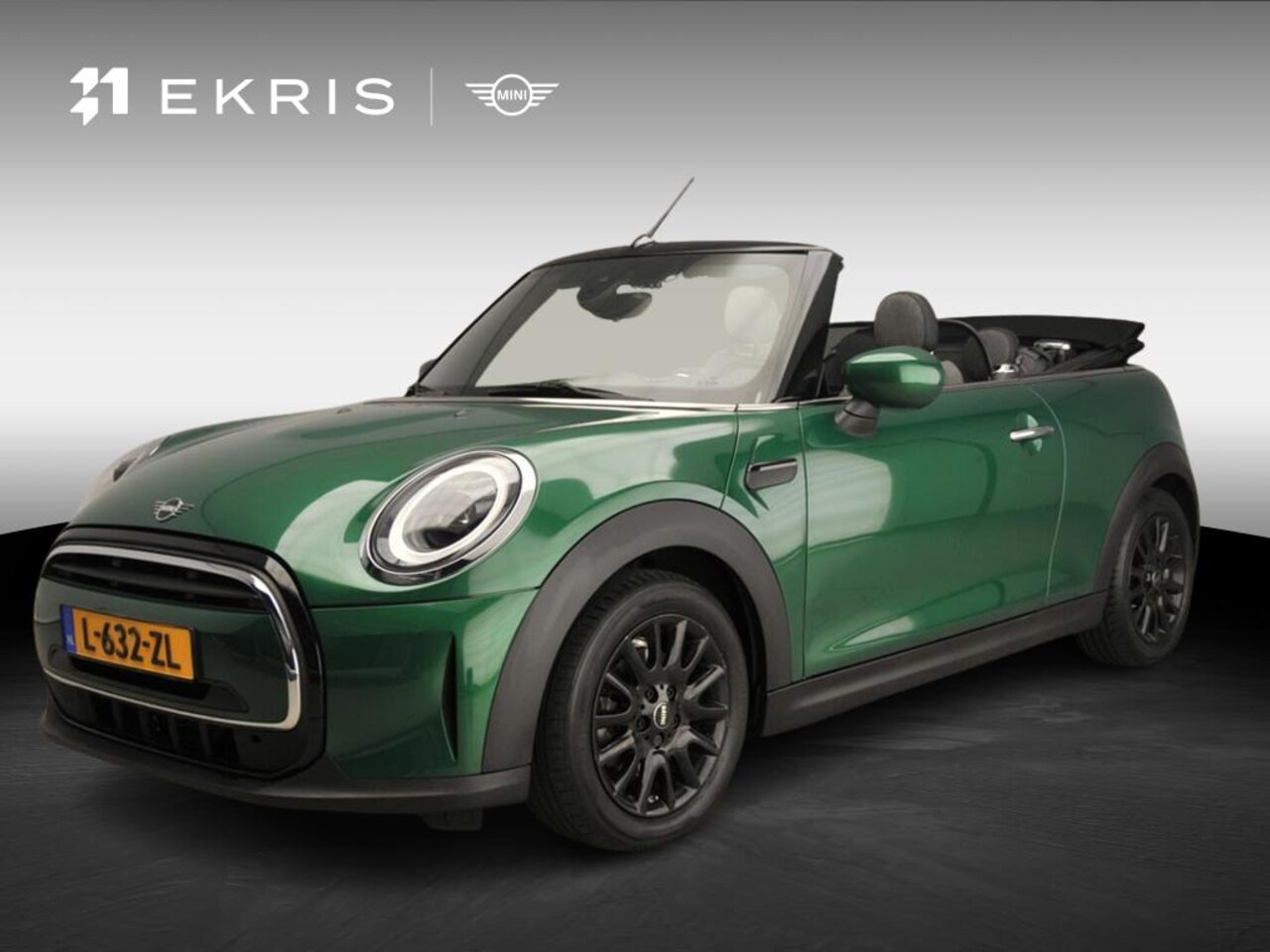 MINI Cabrio - One | LED | Navigatie | Windscherm | Sportstoelen | Stoelverwarming | DAB | Alu 16 inch - AutoWereld.nl