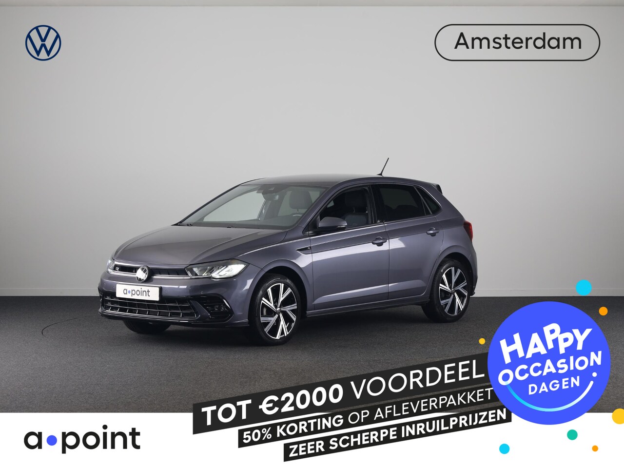 Volkswagen Polo - 1.0 TSI R-Line 95 PK | Camera | Navigatie | Parkeersensoren | 17 Inch - AutoWereld.nl