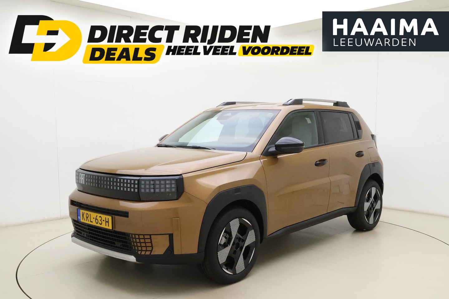 Fiat Grande Panda - La Prima 11 kW 44 kWh | DEMO | 8 Jaar garantie | Navigatie | Climate control | Stoel & Stu - AutoWereld.nl