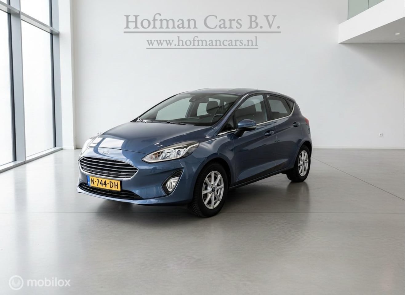 Ford Fiesta - 1.0 EcoBoost Titanium | 5-deurs | Blauw Metallic | 09/2021 | NL Auto + NAP - AutoWereld.nl