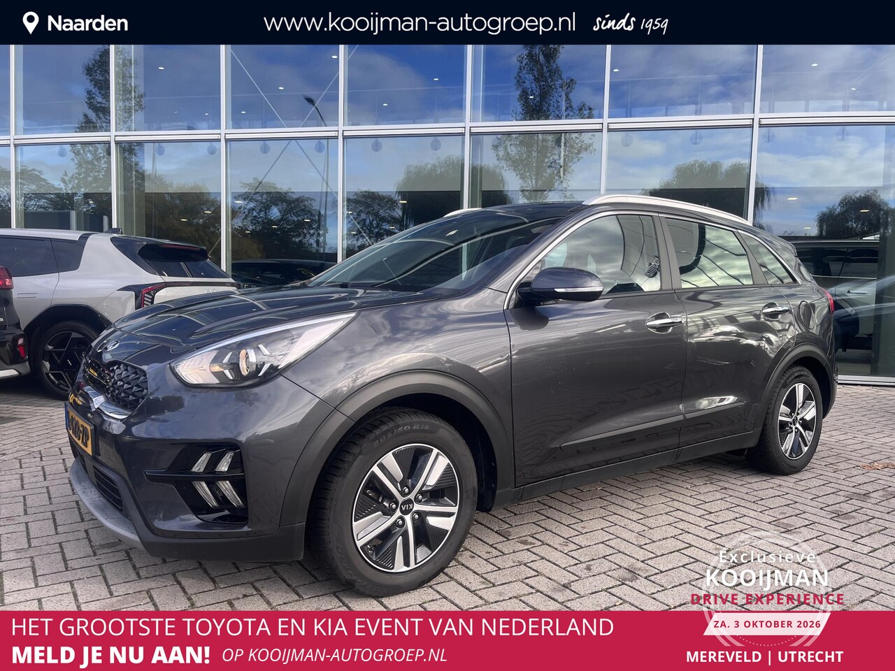 Kia Niro - 1.6 GDi Hybrid DynamicLine | Schuifdak | Trekhaak | Navigatie | Apple CarPlay/Android Auto - AutoWereld.nl