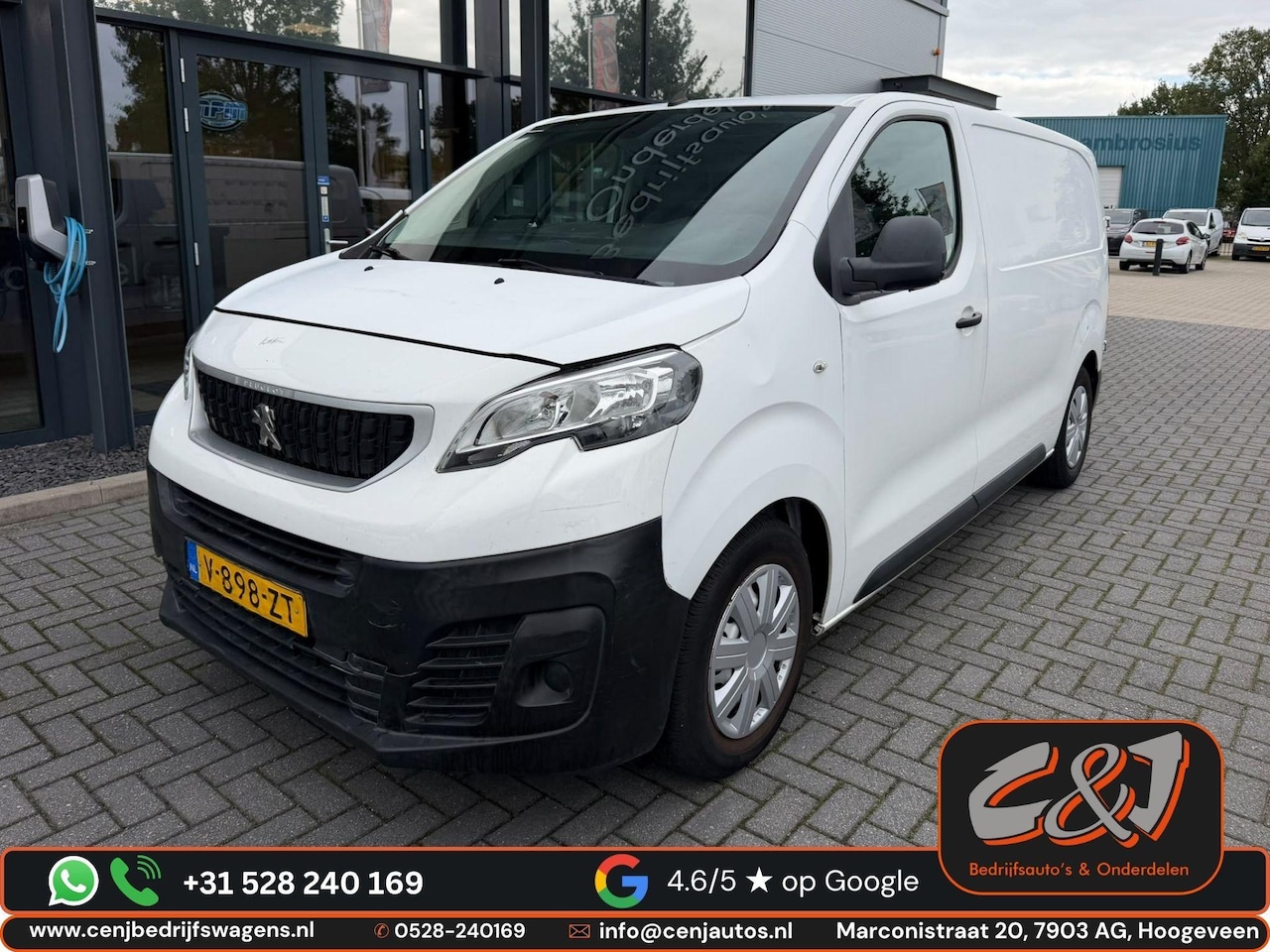 Peugeot Expert - 1.6 BlueHDI 95 Standard Premium zijschade l airco l cruise l MARGE - AutoWereld.nl