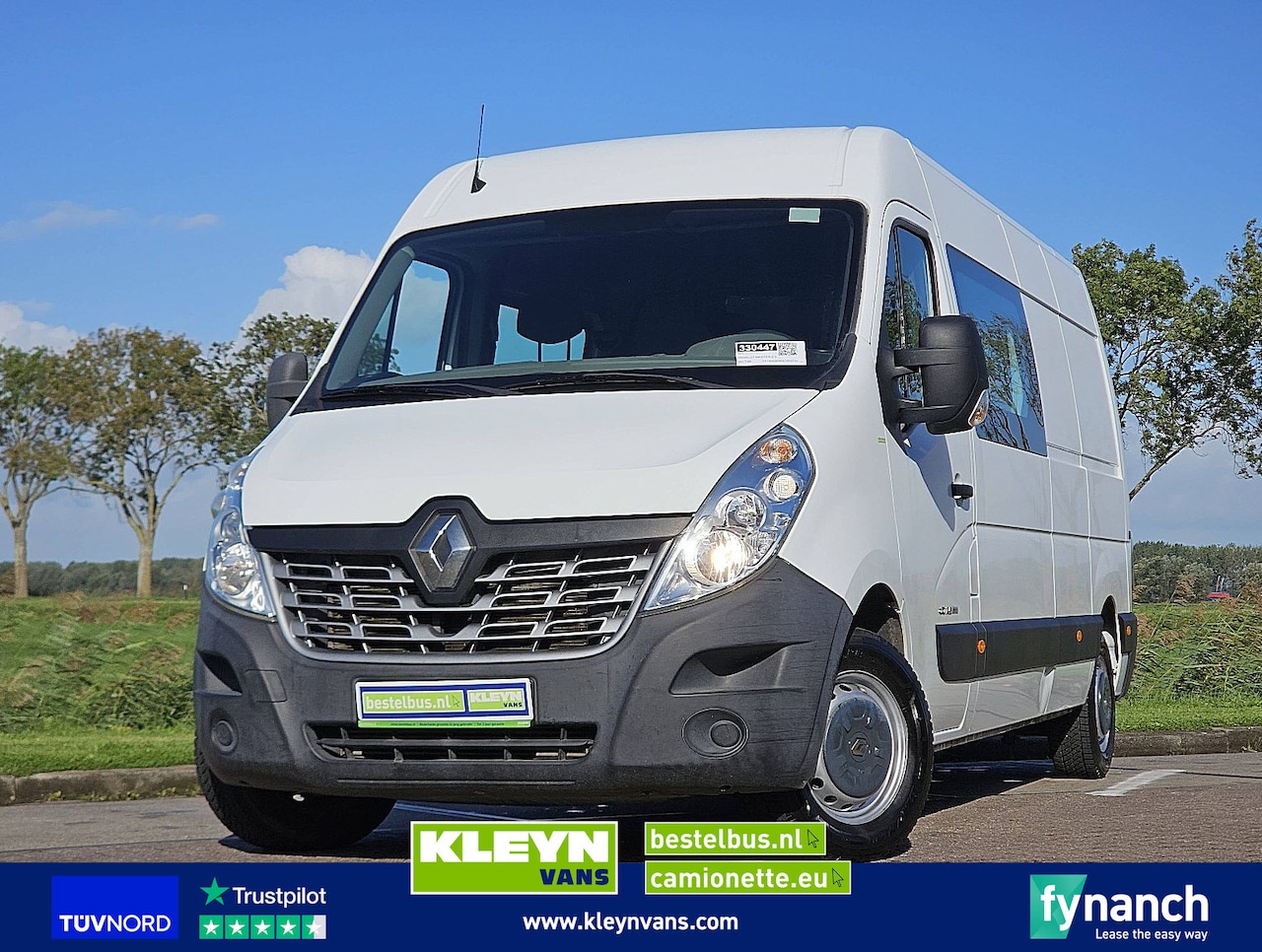 Renault Master - 2.3 L3H2 Dubbele Cabine Airco NAP 1e Eigenaar Navi CruiseControl 145Pk Euro6 - AutoWereld.nl