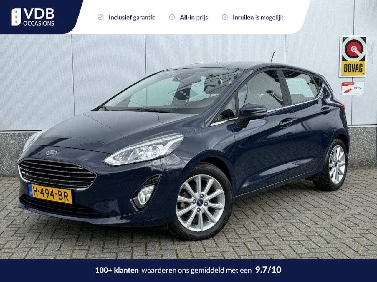 Ford Fiesta - 1.0 EcoB. Titanium | NAP | CarPlay | Park.sensor | Cruise | Clima - AutoWereld.nl