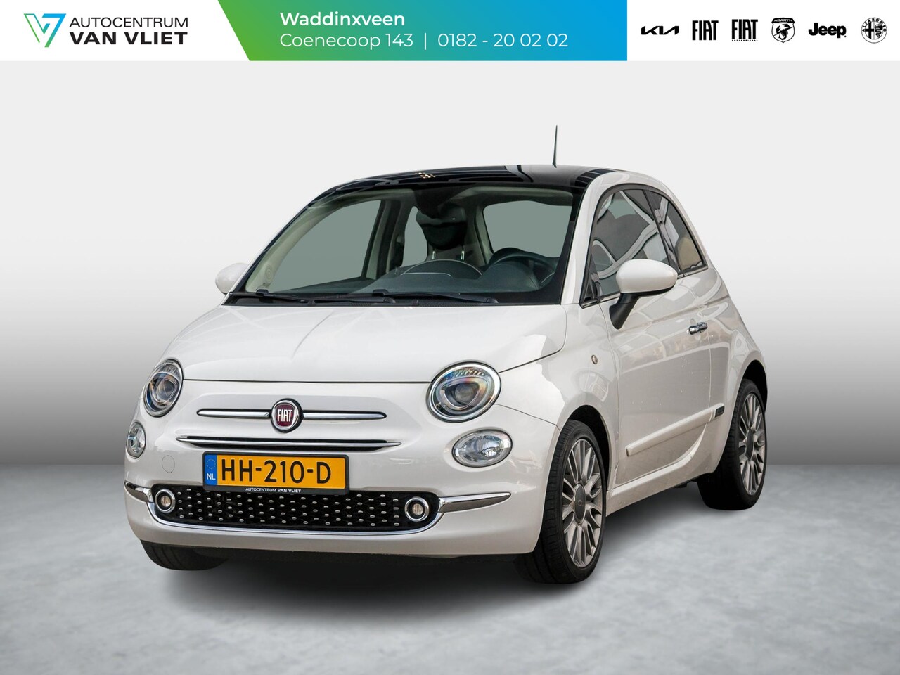 Fiat 500 - TwinAir Turbo Lounge | Panoramadak l Navi l PDC l Clima | Pack Style | Pack Business - AutoWereld.nl