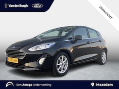 Ford Fiesta - 5-deurs Titanium 1.0 EcoBoost Hybrid 125pk Parkeersensoren | Navigatiesysteem | Lichtmetal