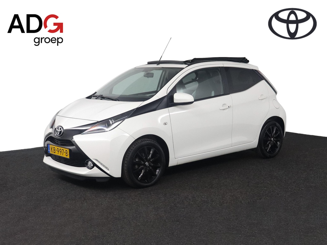 Toyota Aygo - 1.0 VVT-i x-wave | Navigatie | Cabrio | Climate Control | Lichtmetalen Velgen | - AutoWereld.nl