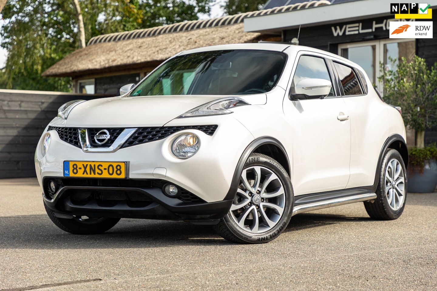Nissan Juke - 1.2 DIG-T S/S Connect Edition Trekhaak I Keyless I Sidebars I 360 Camera I Climate I Cruis - AutoWereld.nl