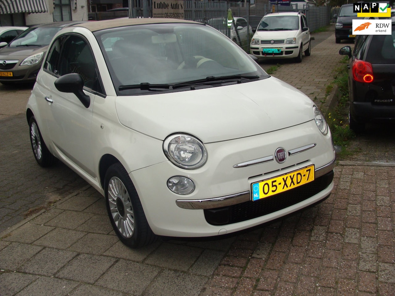 Fiat 500 C - 0.9 TwinAir Lounge leer airco elek pak nap apk - AutoWereld.nl