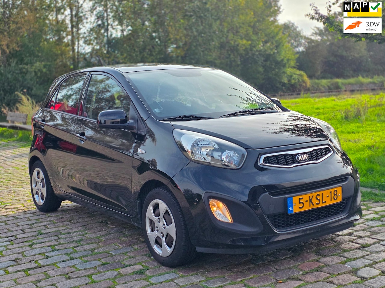 Kia Picanto - 1.0 CVVT ISG Comfort Pack Carplay airco elektrische ramen cv op afs - AutoWereld.nl