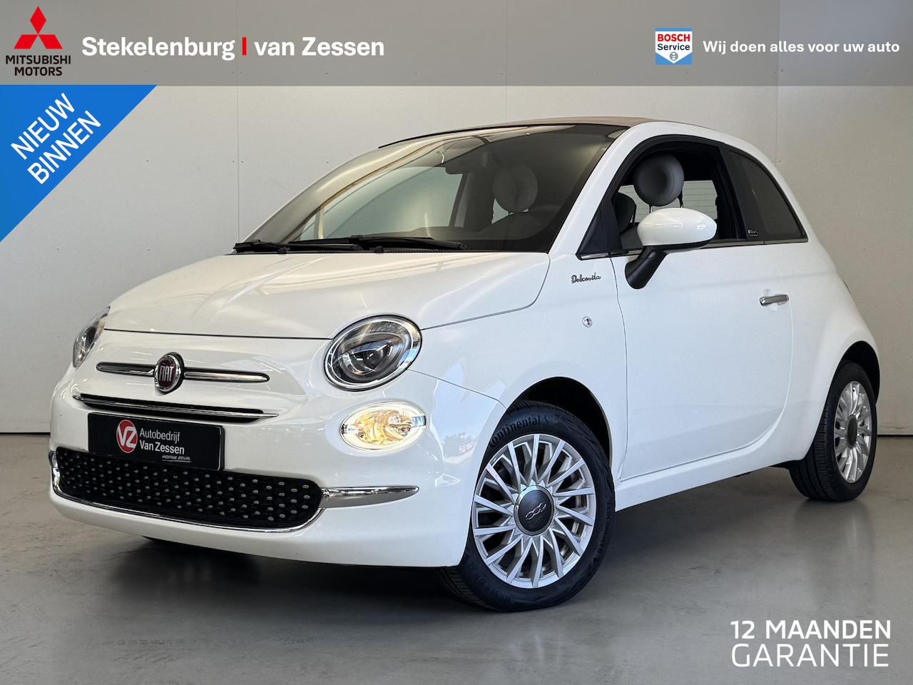 Fiat 500 C - 1.0 Hybrid Dolcevita | Leder | App Connect | Cabrio | Cruise | Rijklaarprijs - AutoWereld.nl