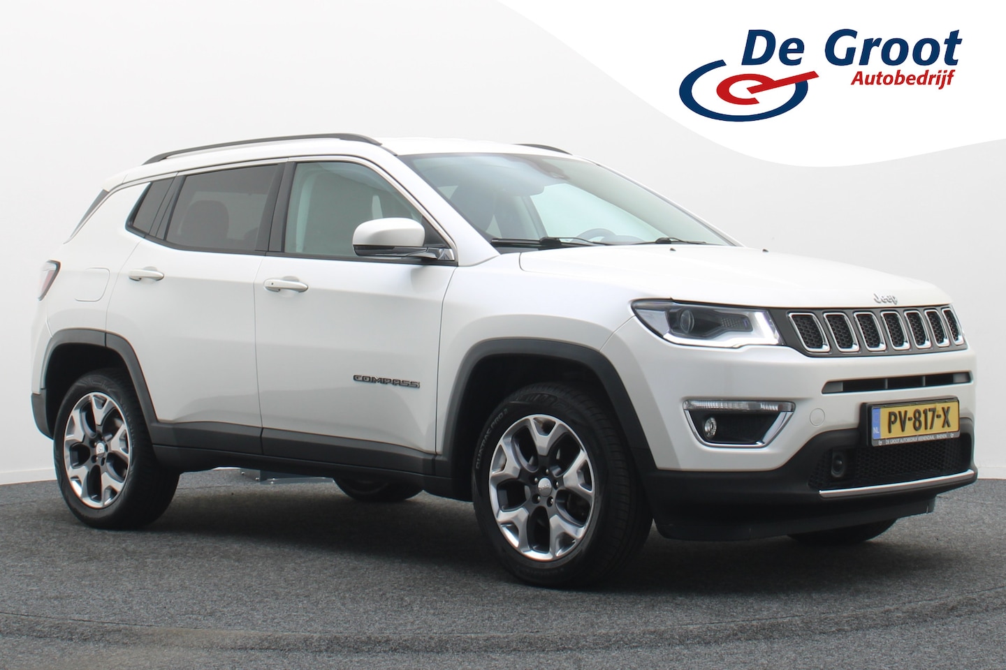Jeep Compass - 1.4 MultiAir Limited 4x4 Leer, Apple Carplay, Trekhaak, Memory, Stuur-/Stoelverwarming, PD - AutoWereld.nl